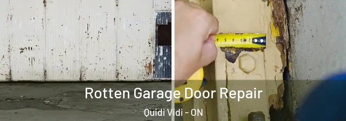 Rotten Garage Door Repair Quidi Vidi - ON