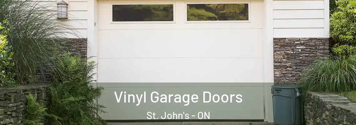 Vinyl Garage Doors St. John's - ON