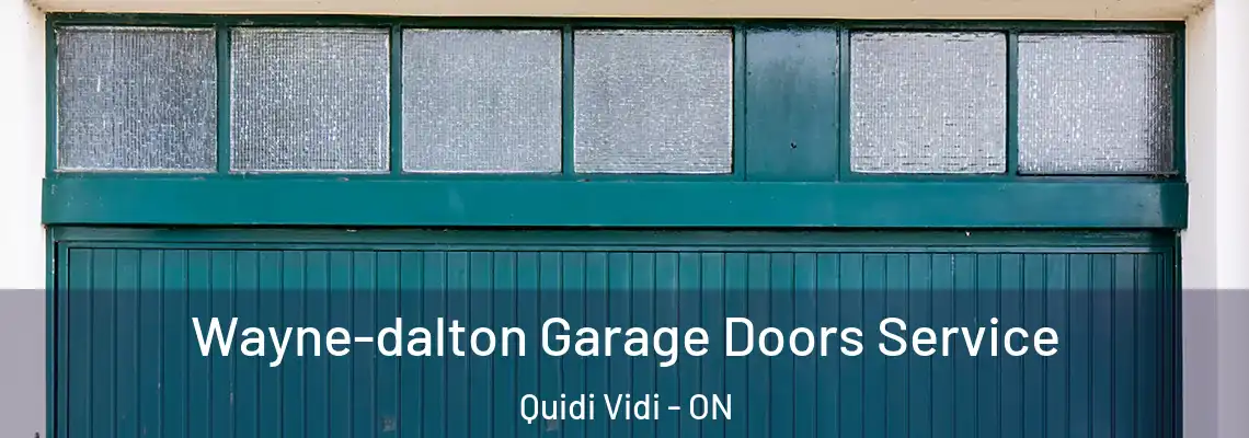Wayne-dalton Garage Doors Service Quidi Vidi - ON