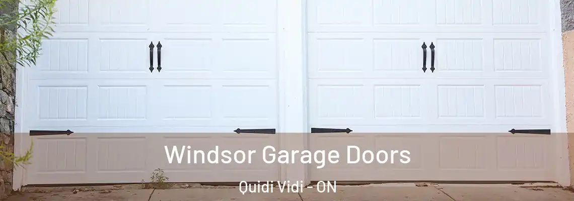 Windsor Garage Doors Quidi Vidi - ON