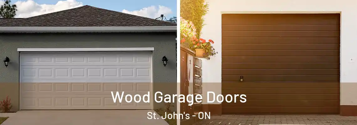 Wood Garage Doors St. John's - ON